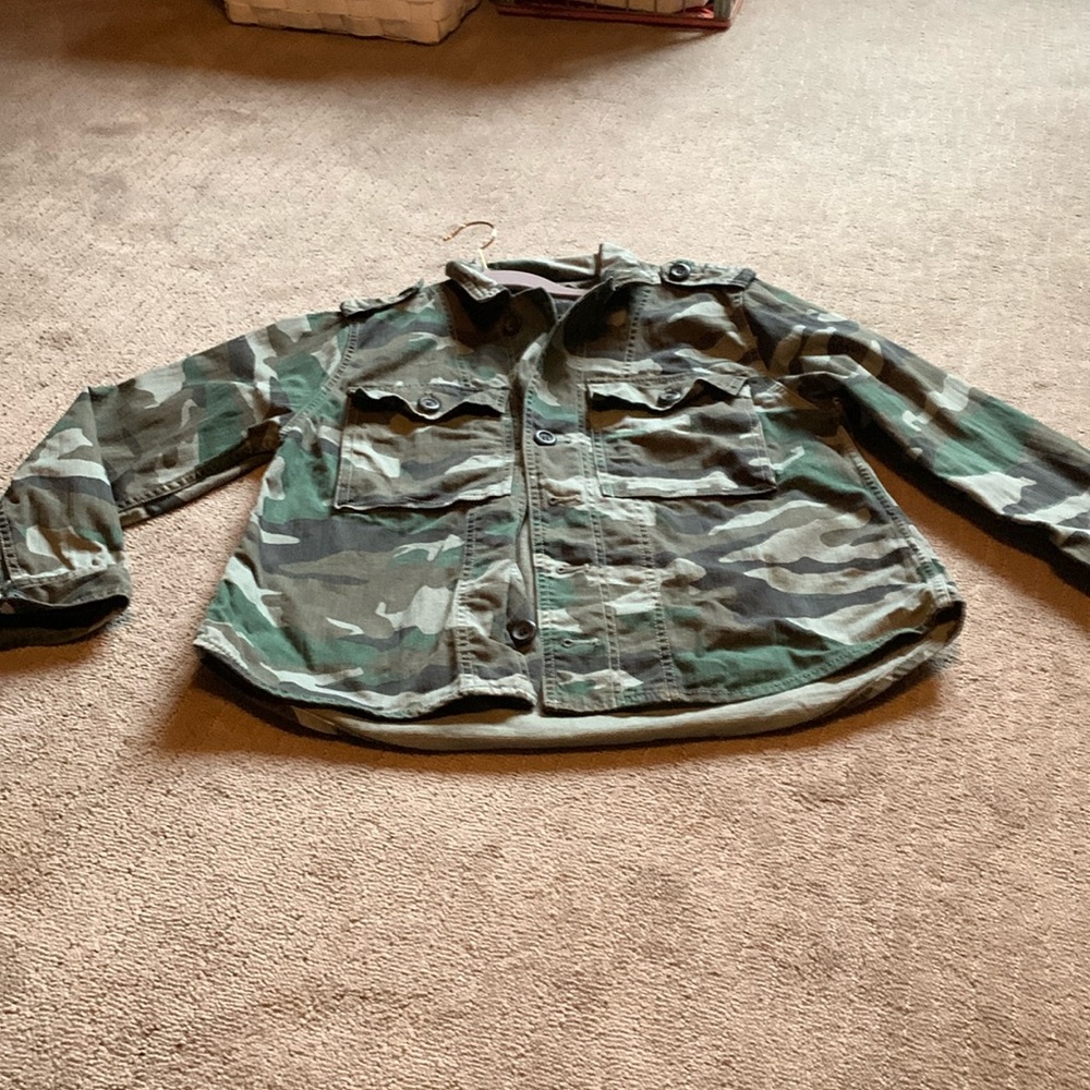 J.Crew camouflage shirt